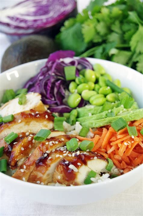 Easy Rice Bowl Recipe With Chicken And Edamame Suburbia Unwrapped