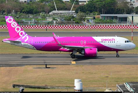 Ja P Peach Airbus A N Photo By Hung Chia Chen Id