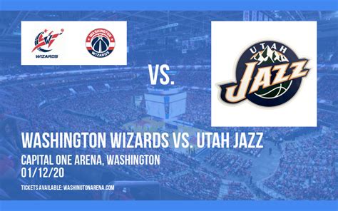 Washington Wizards Vs Utah Jazz 12 January 2020 Capital One Arena