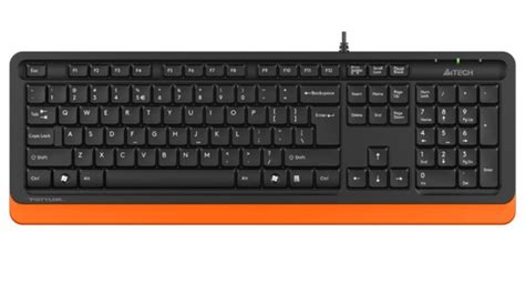 A4Tech FK10 Fstyler Wired keyboard us, US+ARABIC Layout, Orange | FK10 ...