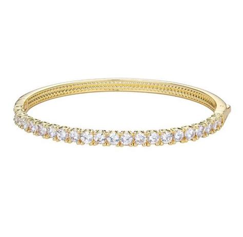 Silver And Accessories Gold Diamond Bracelet