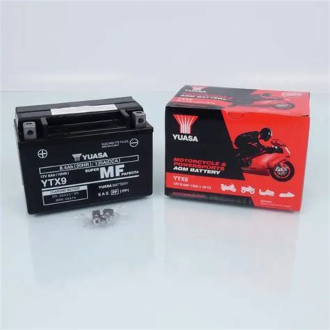 BATTERIE SLA YUASA pour Moto Kawasaki 300 Ninja R Abs 2013 à 2017 YTX9