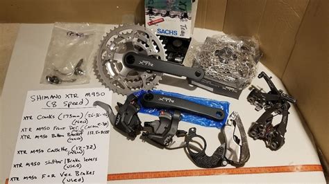 1996 Shimano Xtr 8 Speed Groupset Mostly New In Box For Sale