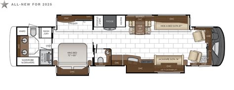 London Aire Floor Plan Options Newmar