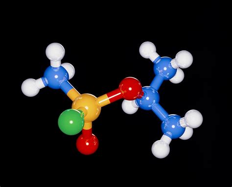 Sarin Nerve Gas Molecule Photograph by Laguna Design