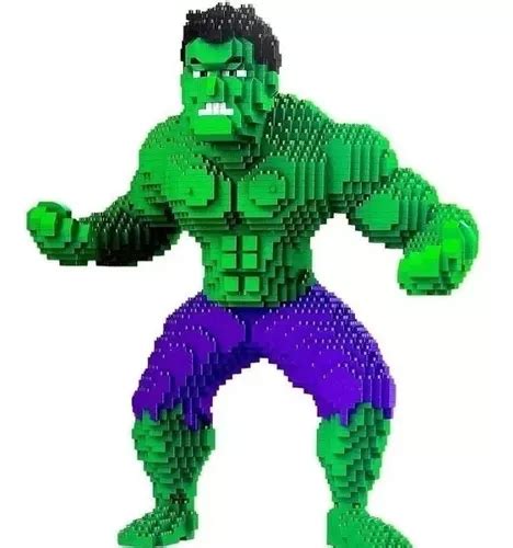 Arma Al Incre Ble Hulk En D Con Nuestros Mini Bloques