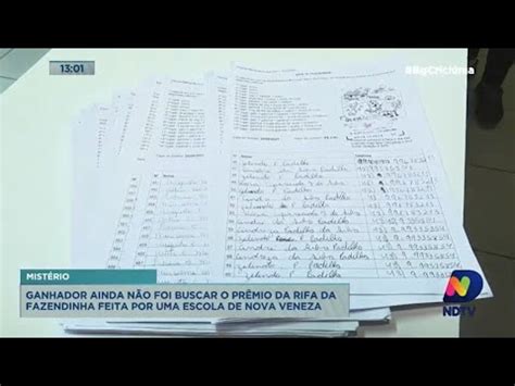 Ganhador ainda não foi buscar o prêmio da Rifa da Fazendinha