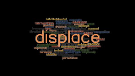 DISPLACE: Synonyms and Related Words. What is Another Word for DISPLACE ...