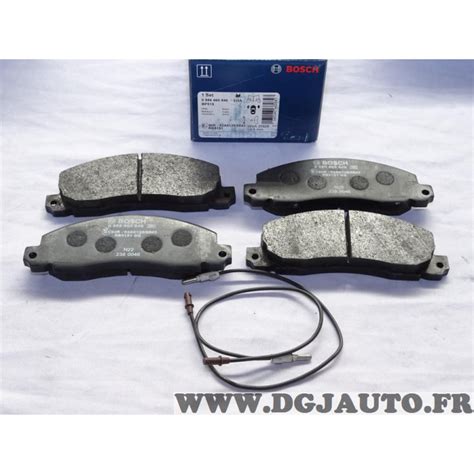 Jeu 4 Plaquettes De Frein Avant Montage Bendix Bosch BP515 0986460946