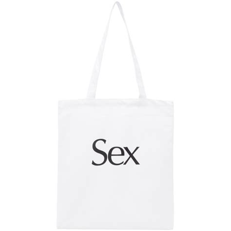 More Joy White Sex Tote