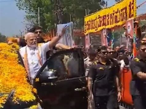 Karnataka Assembly Elections 2023 Pm Modi 2 Km Roadshow In Mandya Today Targets Old Mysuru