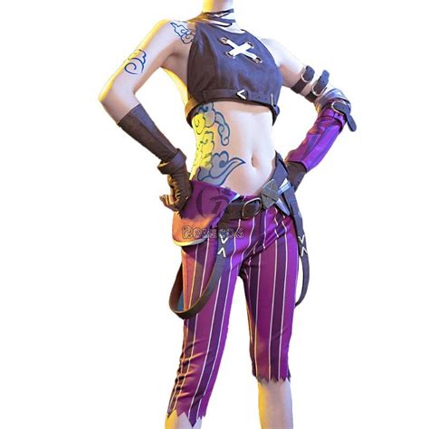 Anime LOL Arcane Jinx The Loose Cannon Cosplay Costume