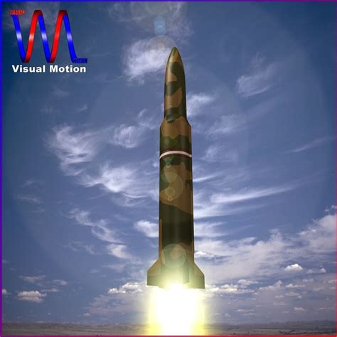 df  ballistic missile  model cgtrader