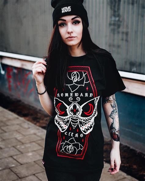 Tattoo Inspired T Shirt Artist Style Clothing Artist Outfit Girl