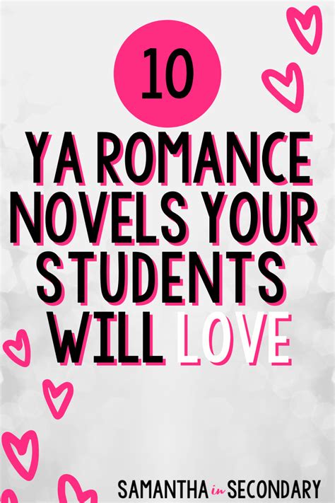 10 Romance Novels for Teens Your Students Will Love ⋆ Samantha in Secondary