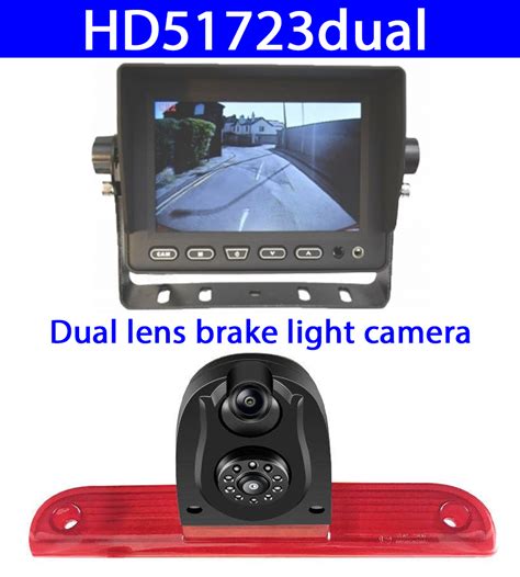 Fiat Ducato Dual Lens Reversing Camera And 5 Inch Heavy Duty Dash