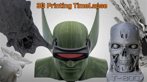 3d Printing Timelapse Compilation Episode 1 Youtube