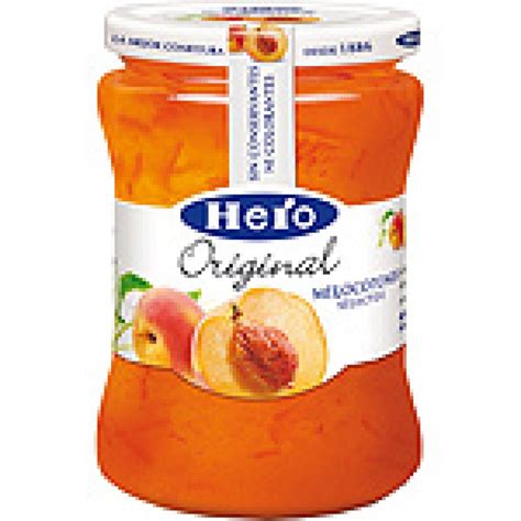 HERO Confitura De Melocoton Frasco 345 Grs