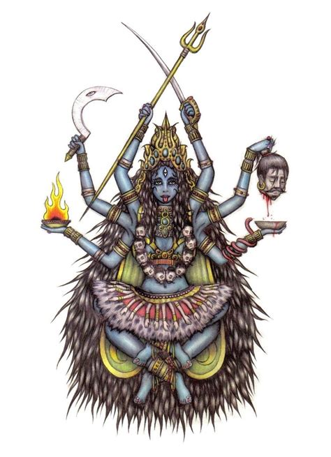 Kali The Dark Mother In 2023 Kali Goddess Kali Mantra Kali Ma