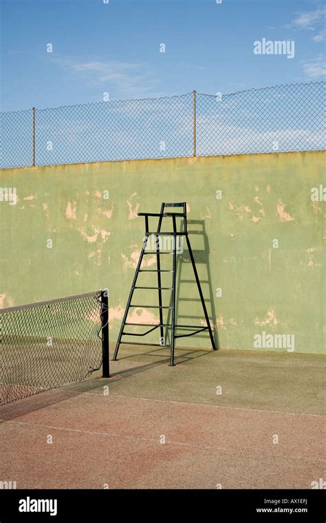 Tennis Umpire Chair Hi Res Stock Photography And Images Alamy