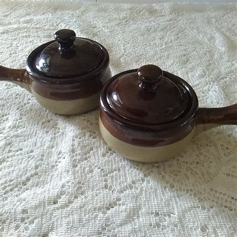 Stoneware Soup Bowls With Handles Etsy