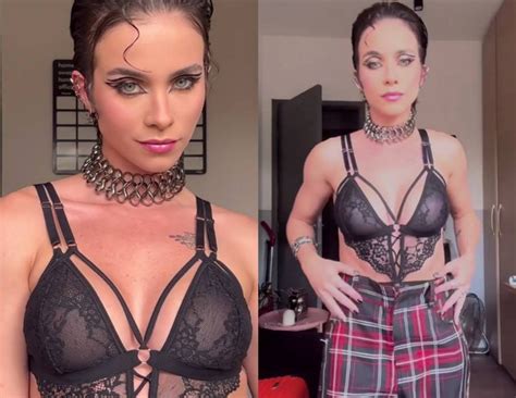 Laryssa Ayres Investe Em Lingerie Rendada Para Curtir O Rock In Rio