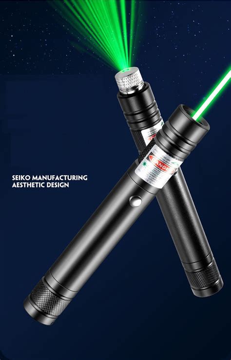 High Power Green laser Pointer USB Charging - BeamQ