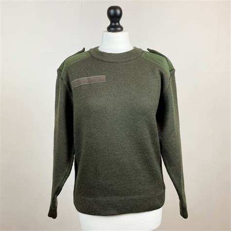 Military Surplus Wool Sweater Etsy