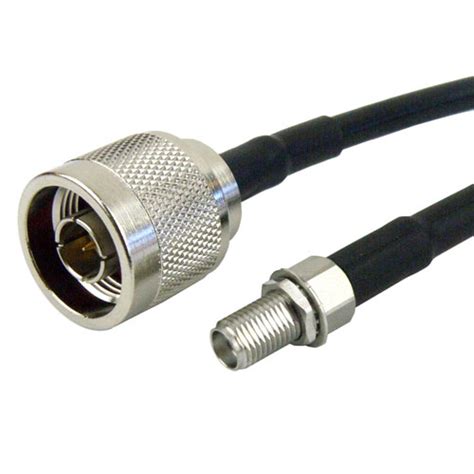 N Male To Sma Female Bulkhead Cable Rg Coax