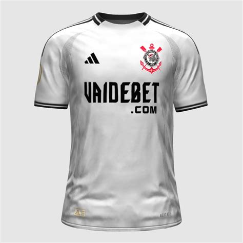 Brasileirao Adidas Corinthians Home Kit FIFA 23 Kit Creator Showcase