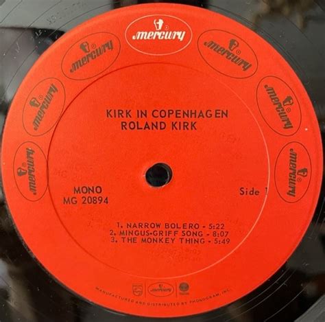 Roland Kirk Kirk In Copenhagen Lp Ead Record