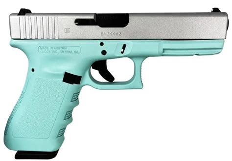 43x Tiffany Blue Glock And Roses Custom Engraving Glpx4350201grp