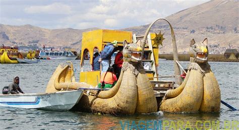 Lago Titicaca Ilhas Flutuantes Dos Uros Em Puno Viagem Para