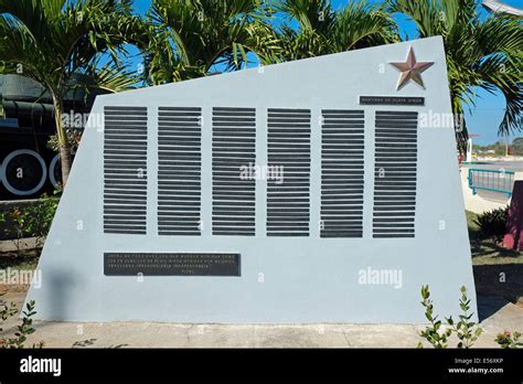 Monument To The Cuban Martyrs At The Bay Of Pigs Museum Playa Giron