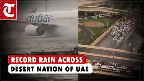 Storm Dumps Heaviest Rain Ever Recorded In Uae Flooding Roads And Dubais Airport Youtube