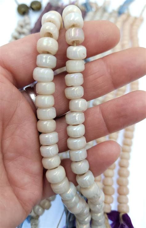 Beautiful High Quality 6x9mm Pony Beads Choose Champagne Beige Pale