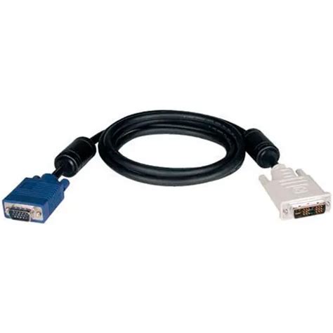 Tripp Lite Dvi To Vga Monitor Cable High Resolution Cable With Rgb Coax Dvi A To Hd15 Mm 6 Ft