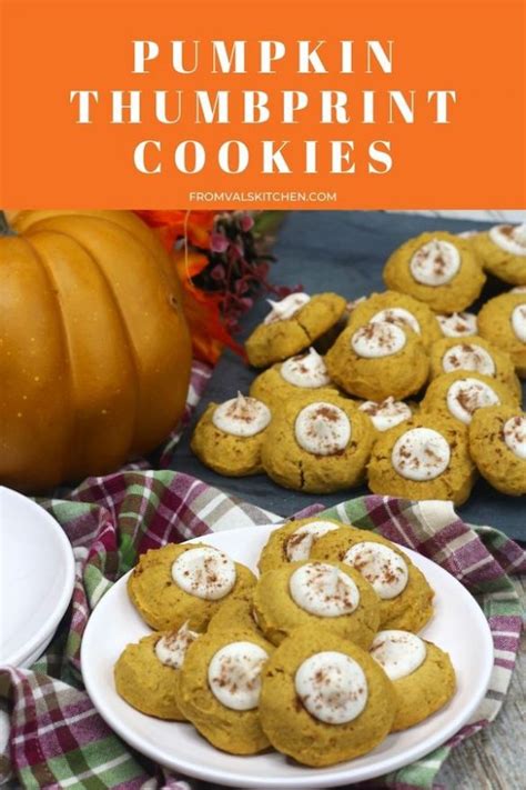 Pumpkin Thumbprint Cookies Recipe From Val S Kitchen