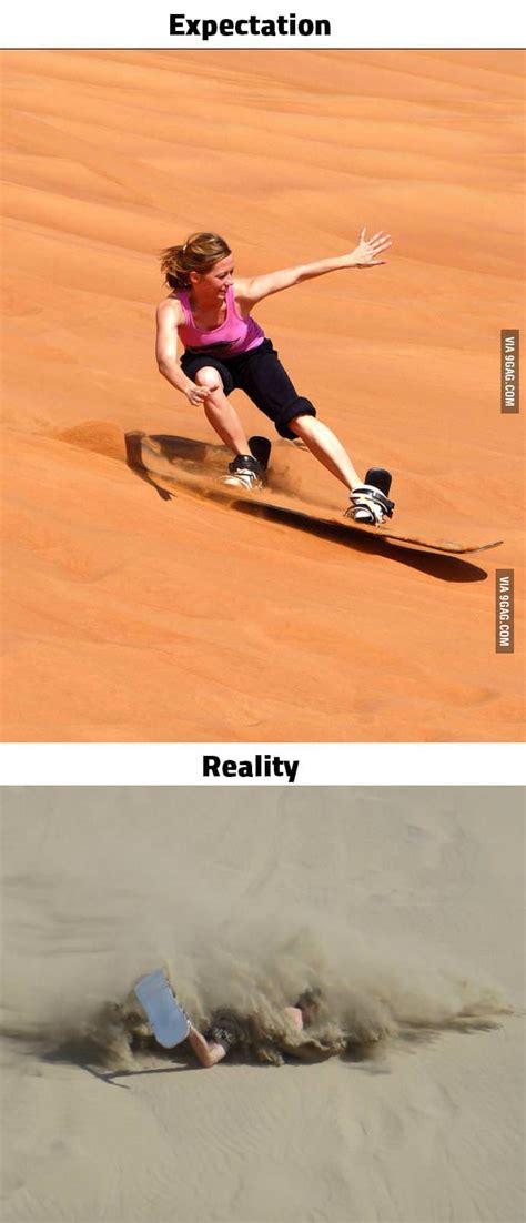 The truth about sandboarding - 9GAG