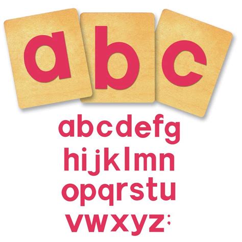 Ellison® SureCut™ Die Set - Block Alphabet, Lowercase Letters, 4 Inch | 11149­-4IN – SupplyMe