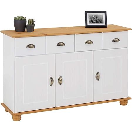 IDIMEX Buffet Colmar Commode Bahut Vaisselier Meuble Bas Rangement Avec