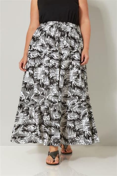 Plus Size Maxi Skirt Ladies Skirts Yours Clothing