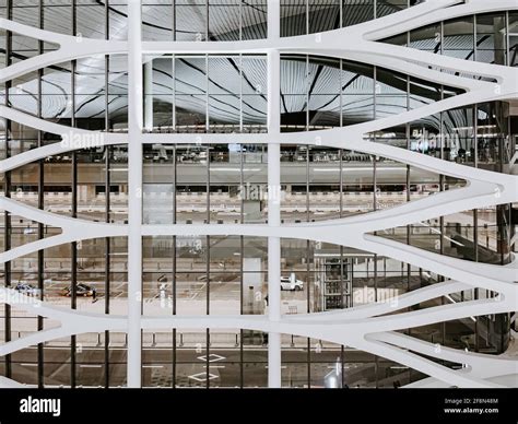 Details of Beijing Daxing airport architecture Stock Photo - Alamy