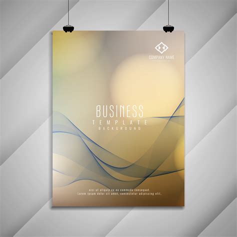 Abstract Wavy Business Brochure Design Template 511399 Vector Art At Vecteezy