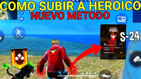 Nuevo método como subir a heroico en free fire YouTube