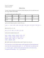 Econ Ua Midterm Solutions Pdf Econ Ua Statistics Summer