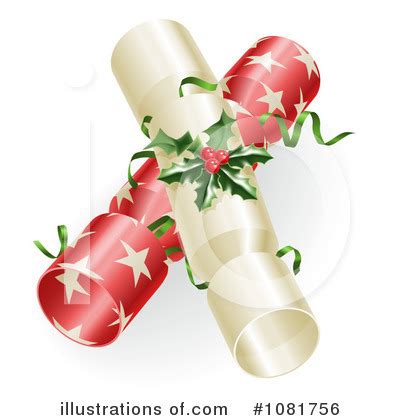 Christmas Crackers Clipart #1082093 - Illustration by AtStockIllustration