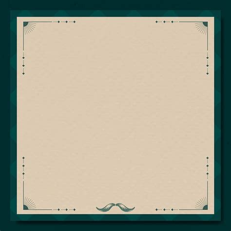 Movember Vintage Frame Design Vector Premium Vector Rawpixel