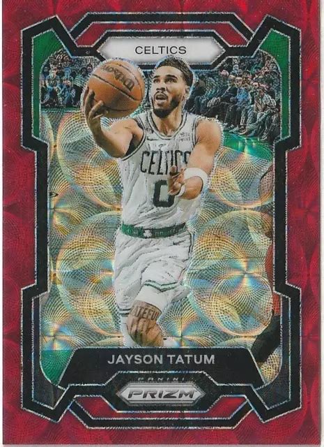 JAYSON TATUM 2023 24 Panini Prizm Choice Cannocchiale Rosso 88 Boston