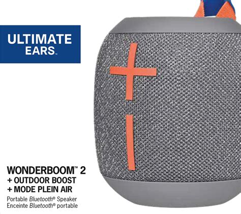 Ultimate Ears WONDERBOOM 2 - Portable Mini Bluetooth Speaker